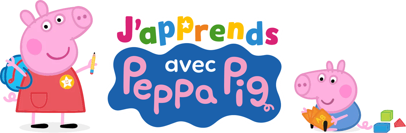Logo Apprendre avec Peppa Pig